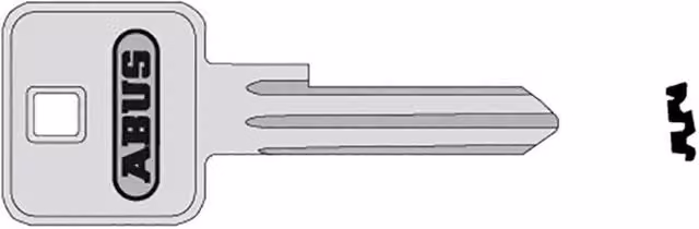 ABUS Mechanical E60 Key Blank in Silver and Multicolour
