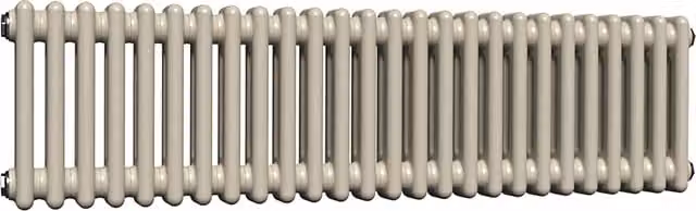 Lux Heat Horizontal Column Radiator in Moon Dust, 2 Column, W/H: 119 x 30 cm