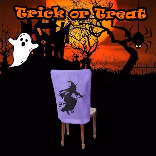 VFM e-Store Halloween Party Chair Covers, Purple, W/D: 65 x 50 cm – 5