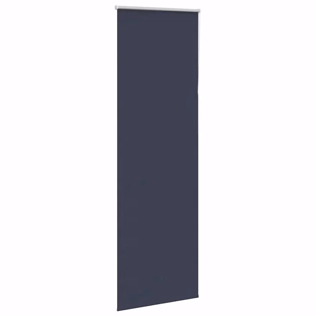 Berkfield Home Marine Blackout Roller Blind, Blue Polyester, W: 70 cm, H: 230 cm – 3