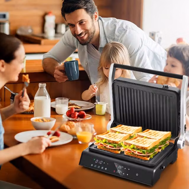 Costway 3 in 1 Electric Health Grill in Black