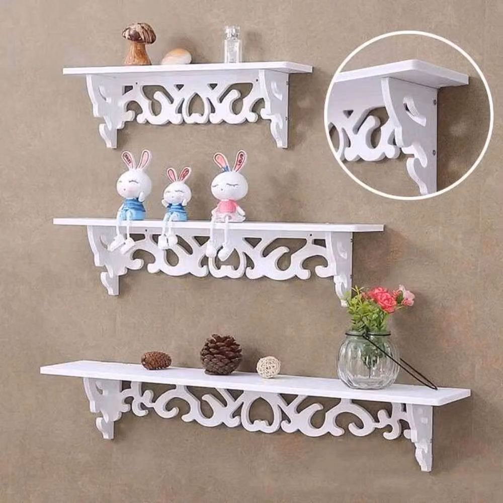 Havendro Set of 3 White Floating Wall Shelves for Storage and Display – 2