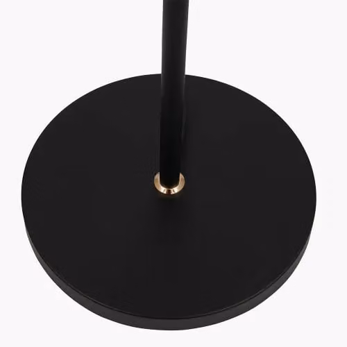 Ruma Art Deco 6 Bulb Orb Retro Metal Floor Light in Black – 2