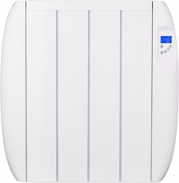 MYLEK Aluminium Electric Panel Convector Heater with 24/7 Digital Timer, 1000W, White