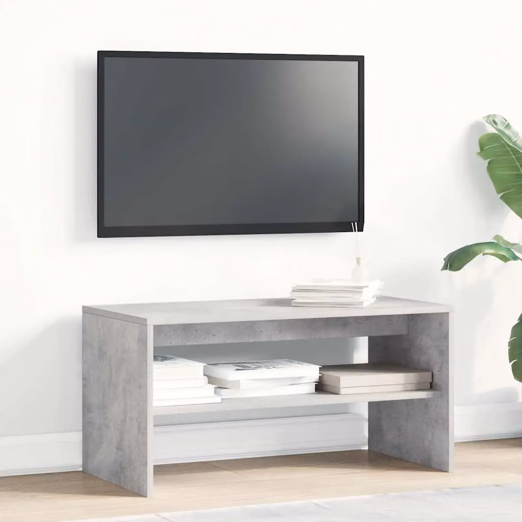 Berkfield Home TV Cabinet in Concrete Grey, W/D/H: 80 x 40 x 40 cm – 3