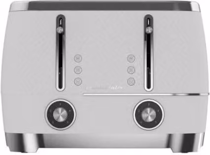 Beko Cosmopolis 4 Slice Toaster in Petrol and White with Metal Finish and Cable Storage – 3