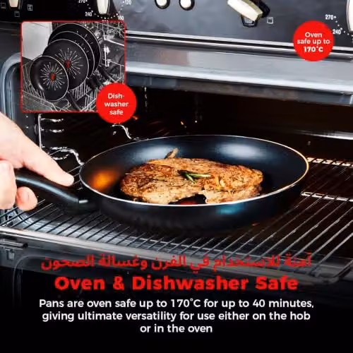 Tower SmartStart Classic 32cm Aluminium Non-Stick Frying Pan, Black – 5