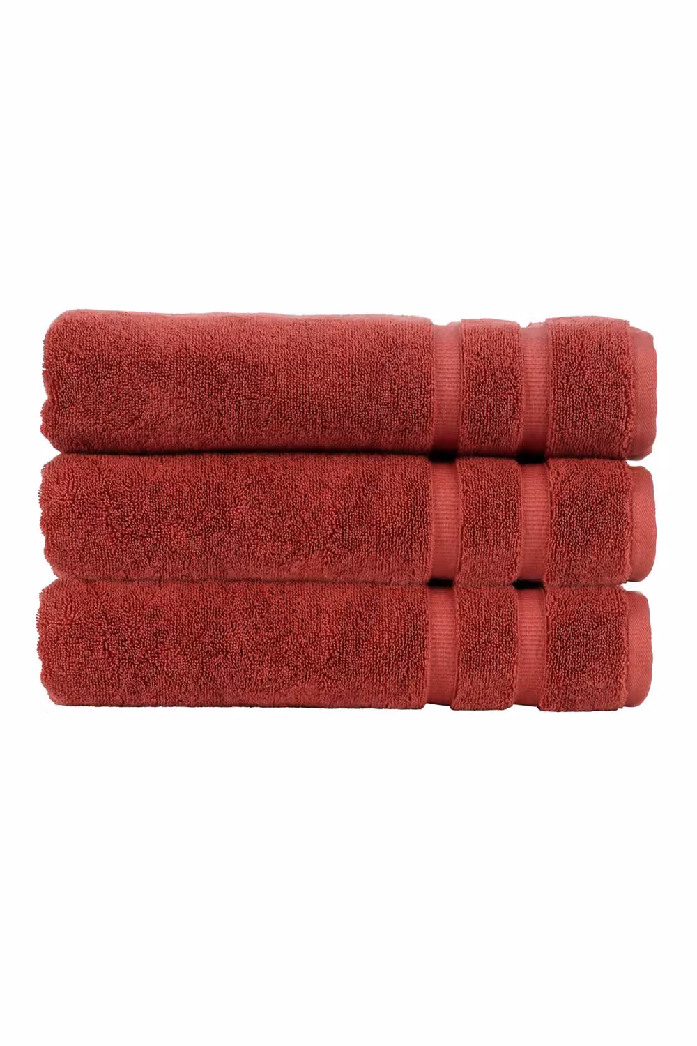 Christy Signum Heavyweight 100% Combed Cotton Terry Towel in Red – 3