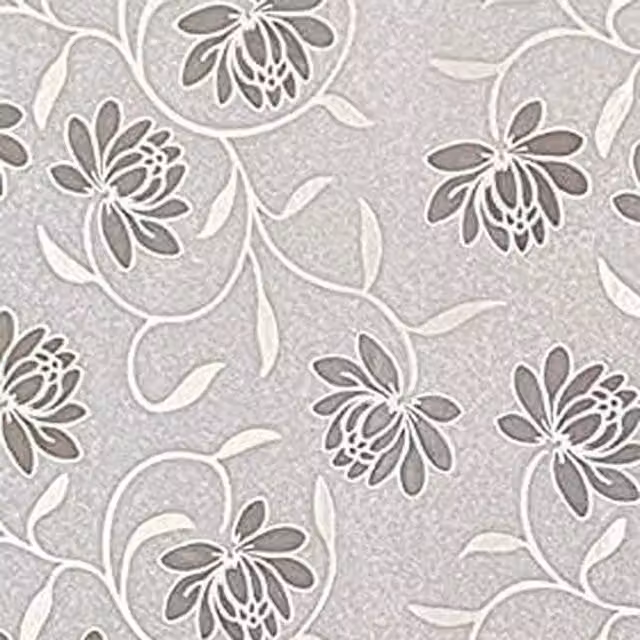 Syntego Pack of 10 Silver Flower Construction Paper Sheets, A4