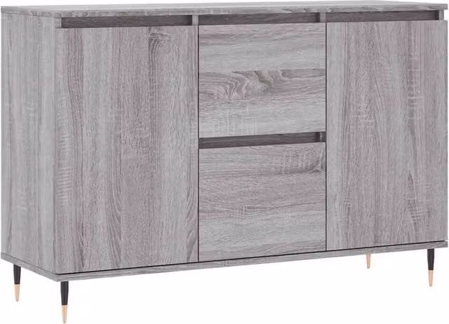 Berkfield Home Grey Sonoma Sideboard W/D/H: 104 x 35 x 70 cm – 1