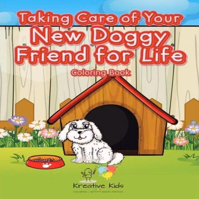 Kreative Kids Taking Care of Your New Doggy Friend for Life Colouring Book, Multicolour Paperback