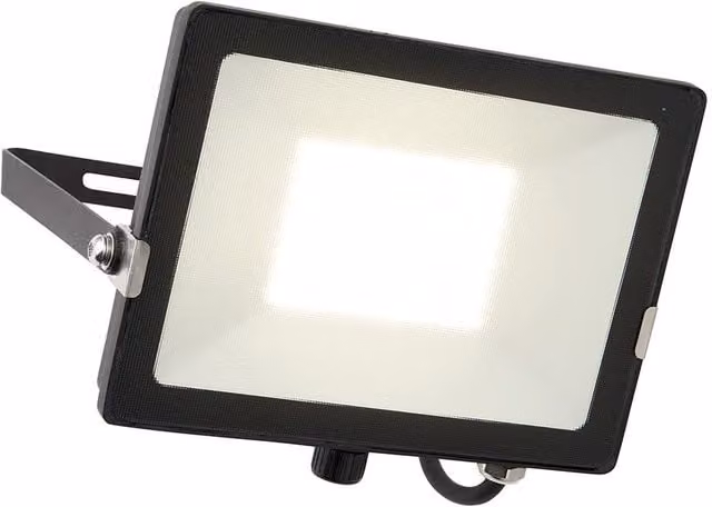 Netlighting Salde LED Outdoor Wall Flood Light, 50W, IP65, Matt Black