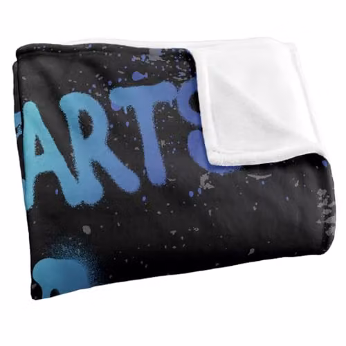 LOGOVISION Harry Potter Hogwarts Spray Paint Super Soft Fleece Throw Blanket, Multicolour, W/D/H: 152 x 127 cm – 2