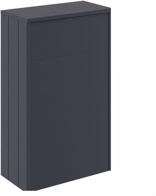 Balterley Freestanding Bathroom WC Unit in Matt Dark Grey, W/D/H: 81.8 x 50.2 x 26.0 cm