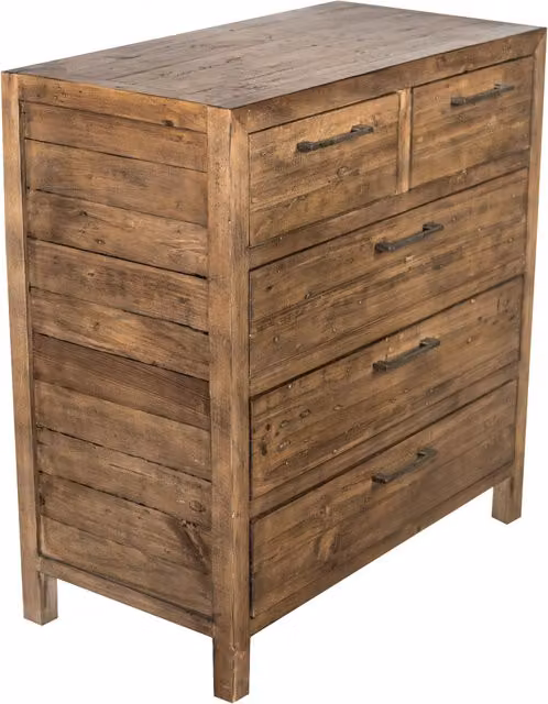 Julian Bowen Heritage 2 and 3 Drawer Chest in Beige and Brown