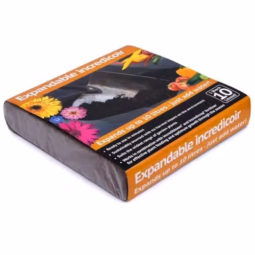 Thompson & Morgan Incredicoir Peat-Free Coir Potting Soil, 6 x 10 Litre Packs