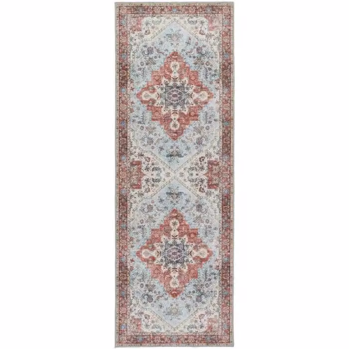 Phoenox Textiles Limited Origins Washable Marrakesh Moroccan Rug, Multicolour, W/D/H: 67 x 200 cm – 4