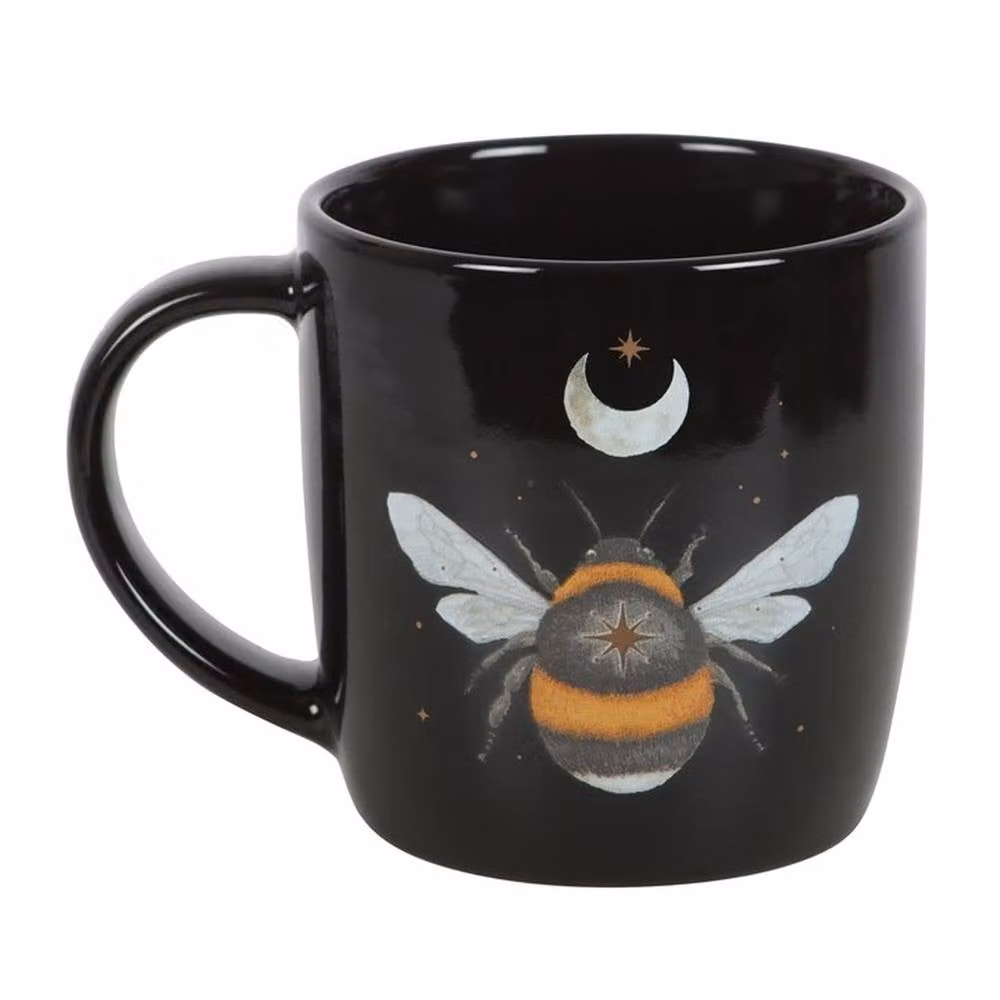 Uniqueful Forest Bee Ceramic Mug in Black, 340 ml – 3