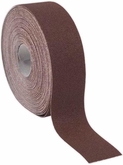 Loops Engineers Brown Emery Roll 120 Grit for Wood Polishing and Rust Removal