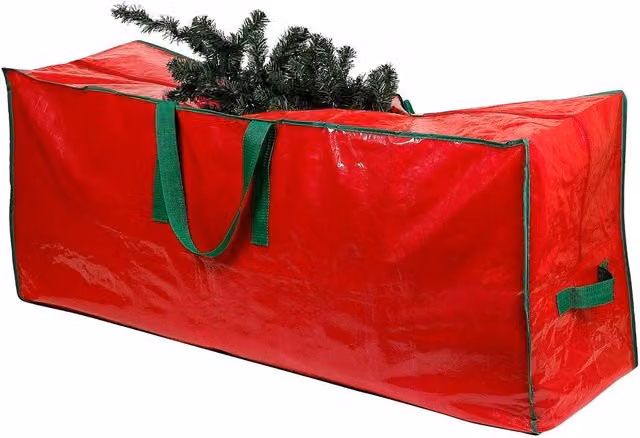 Shatchi Christmas Tree Storage Bag, Red, W/D/H: 52 x 40 x 40 cm – 8