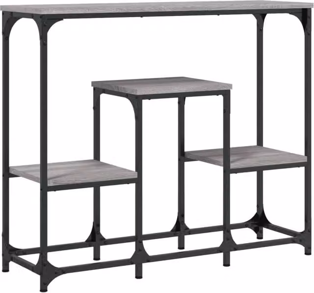 Berkfield Home Grey Sonoma Console Table, W: 89.5 cm, D: 28 cm, H: 76 cm