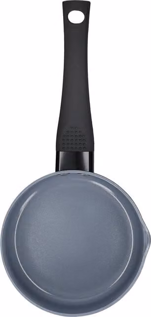 MasterClass Ceramic Non-Stick Induction Ready 14cm Milk Pan in Grey or Black – 1