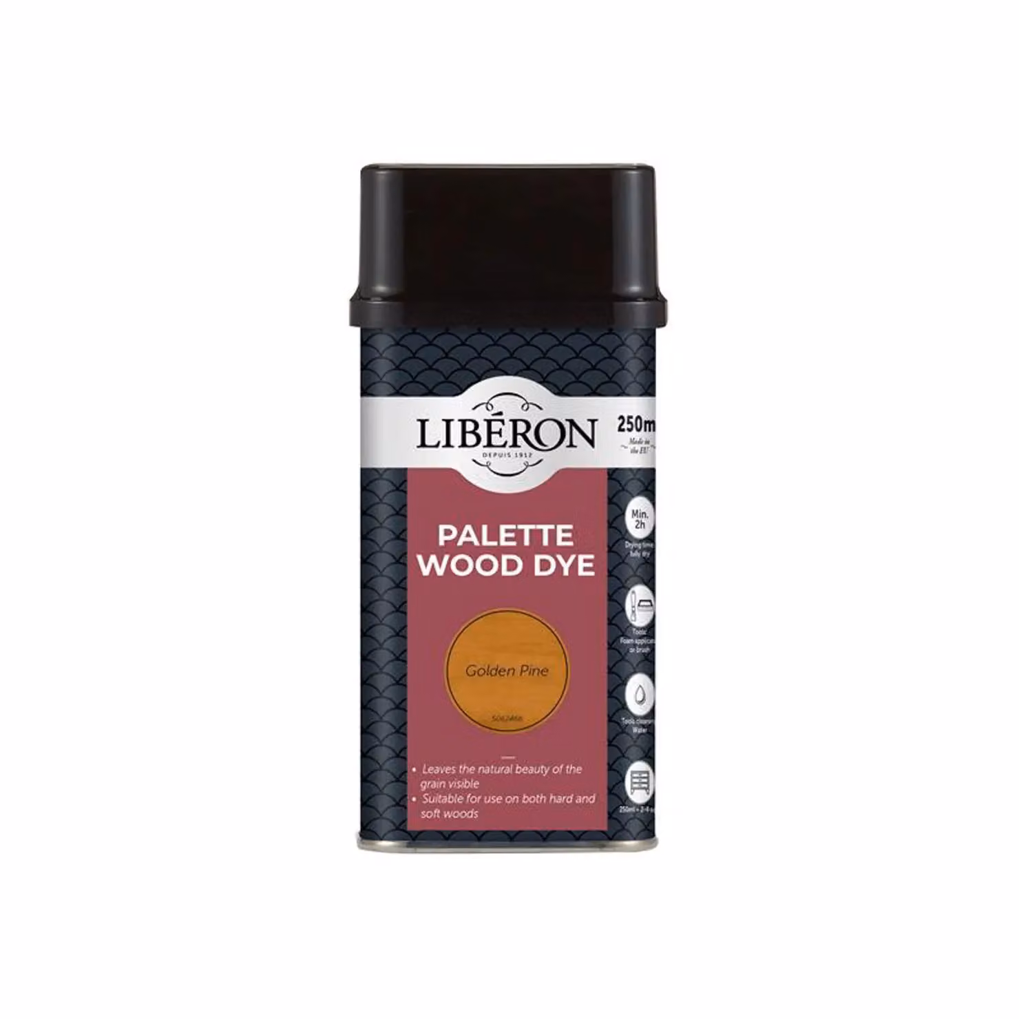 Liberon Palette Water Based Wood Dye in Golden Pine, 250ml – 3