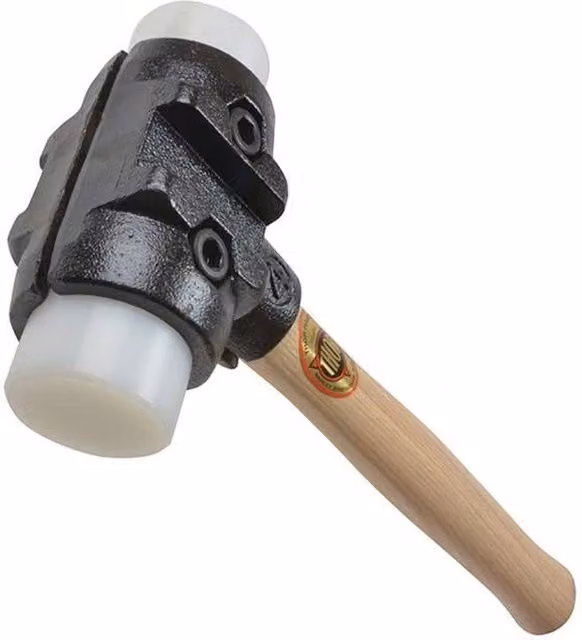 Thor Super Plastic Split Head Soft Hammer in White and Multicolour