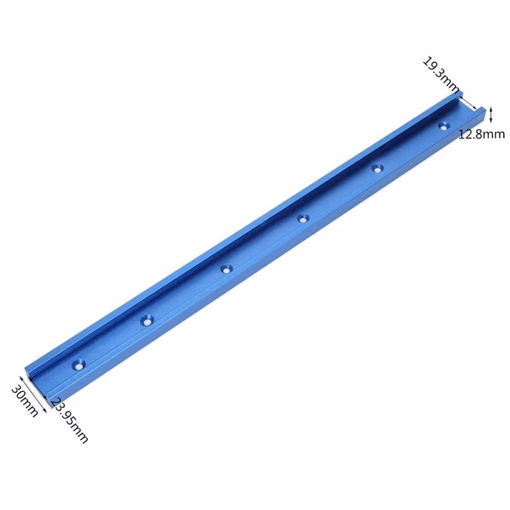 Nordara Blue 1000mm T-Slot Miter Track Aluminum Woodworking Jig – 2