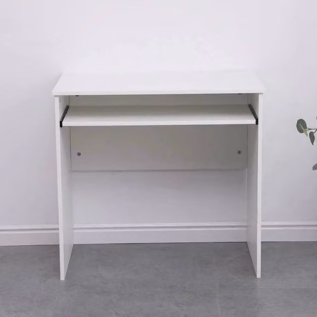 NESTLUNE Newport White Computer Desk W/D/H: 100 x 15 x 80 cm