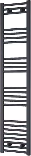 Bathroom Kingdom Capo Electric Straight Heated Towel Rail in Anthracite Grey, W: 40 cm, H: 160 cm – 1
