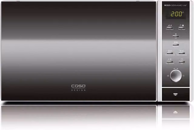 Caso Design 25L Ceramic Chef Combination Microwave, Oven and Grill, 900 Watt, Black – 1
