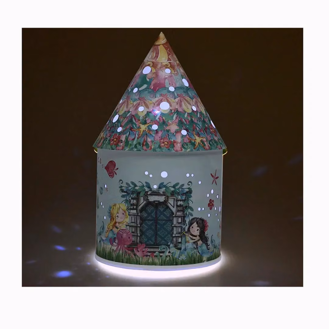 Splosh Collectable Colour Changing LED Mermaid House Night Light in Blue, Silver and Multicolour – 2