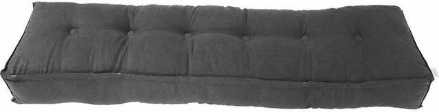 PAWNORA Large Contoured Soft Bed Backrest Cushion in Black – 1