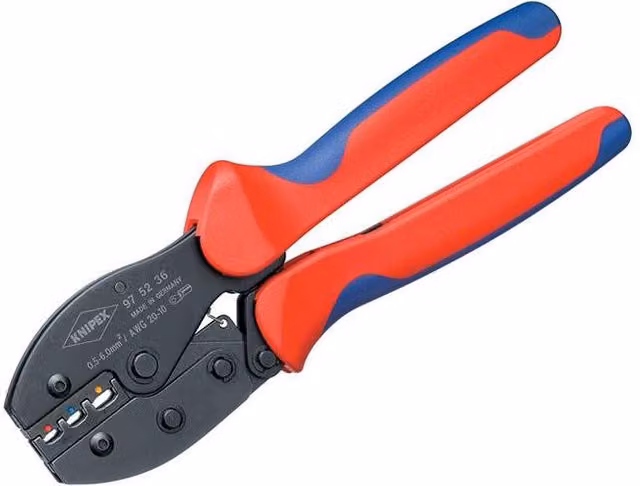 Knipex Preciforce Crimping Pliers in Red