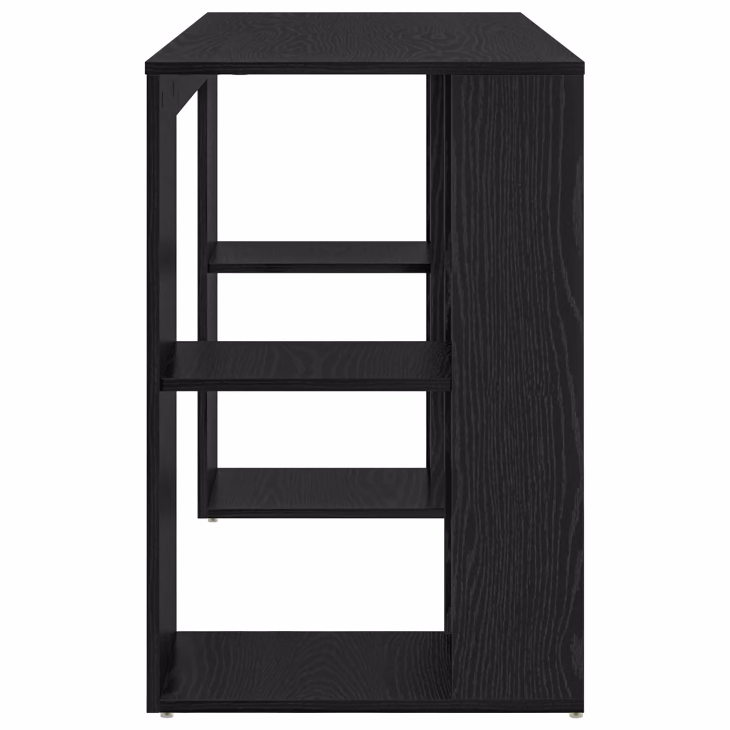 Berkfield Home Black Oak MDF Computer Desk – 4