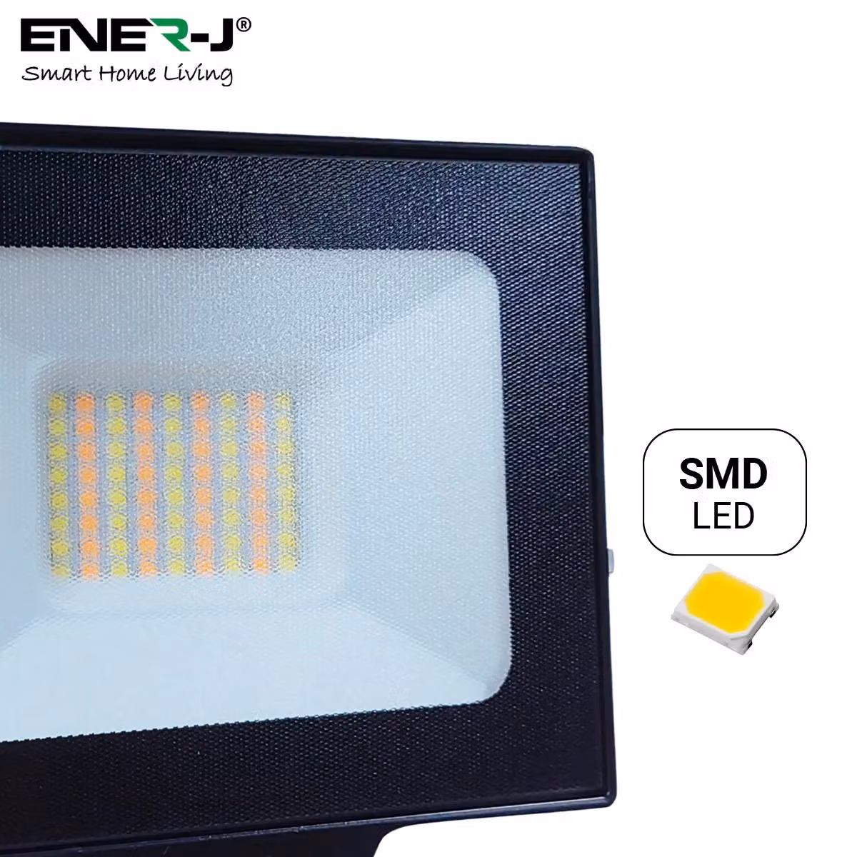 ENER-J 30W LED Floodlight, CCT Switchable, IP65 Weatherproof, 2700 Lumens, White – 5