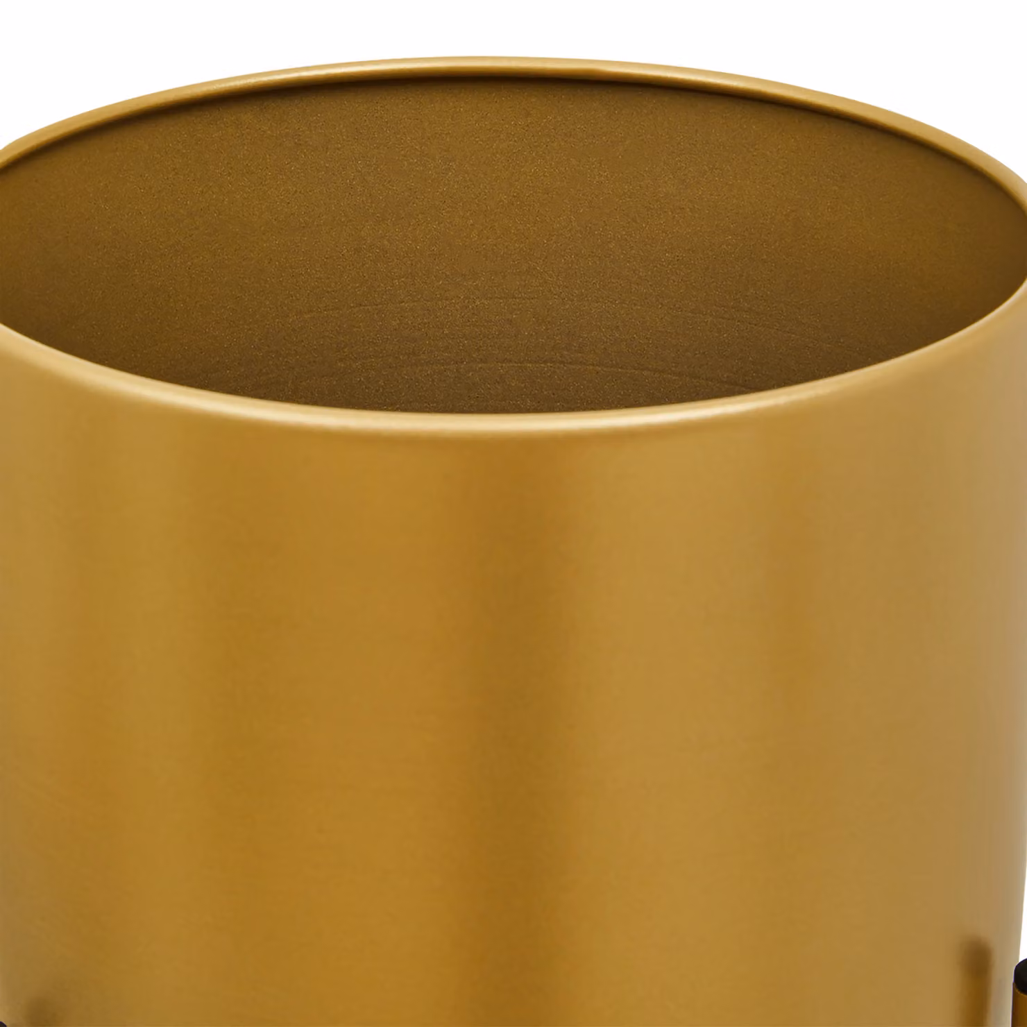 Orsina Avento Small Gold Metal Floor Planter – 3