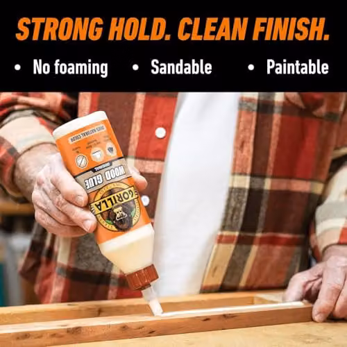 Gorilla Waterproof PVAC Wood Glue, 159 ml, Transparent – 4