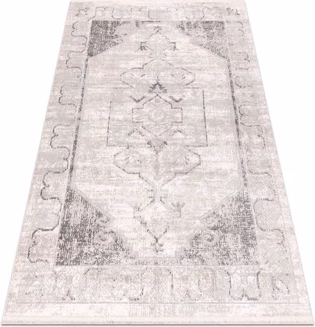 RugsX Distin Grey Vintage Modern Rectangular Rug, W: 160 cm, L: 230 cm