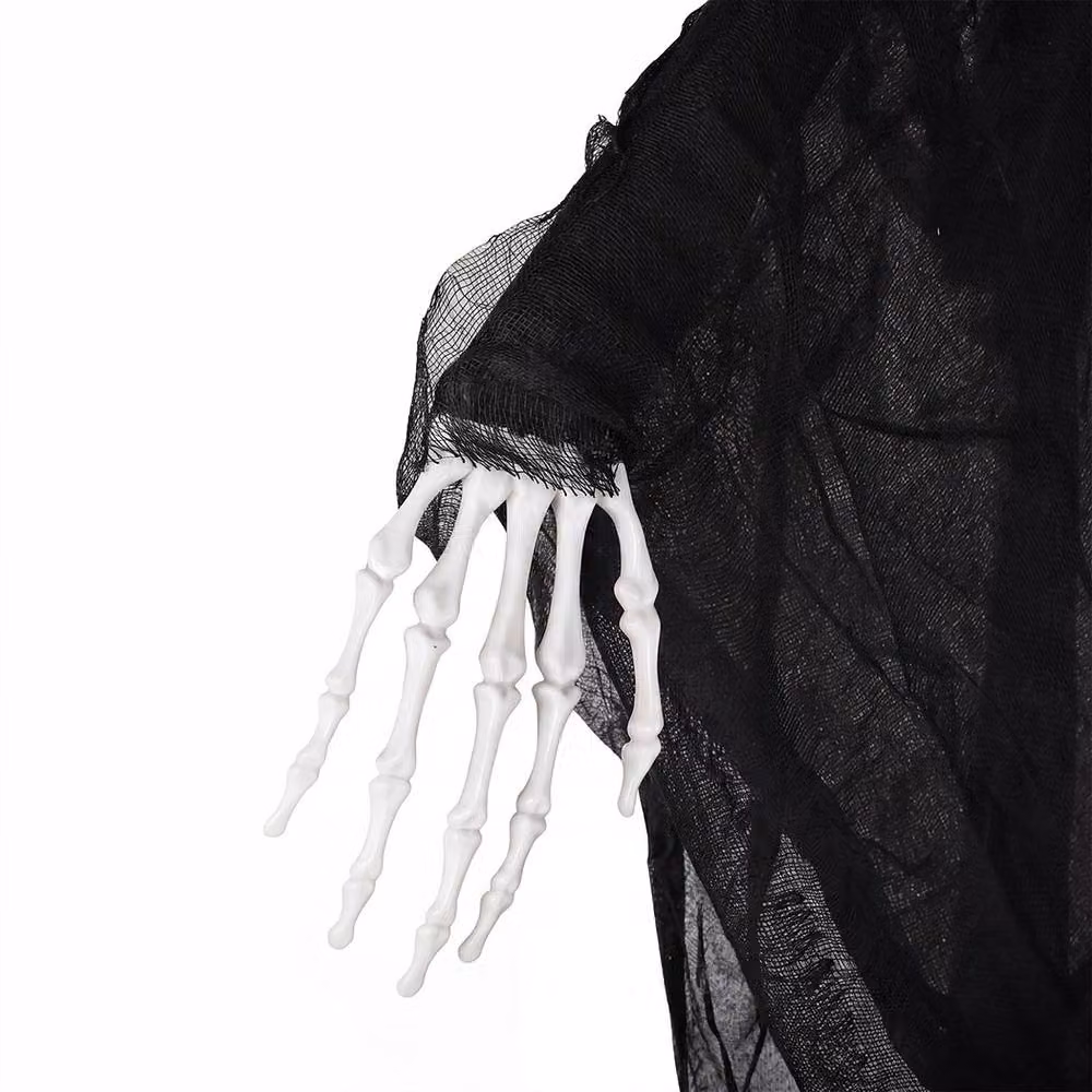 Yezi Black Grim Reaper Hanging Halloween Decoration, Height: 130 cm – 5