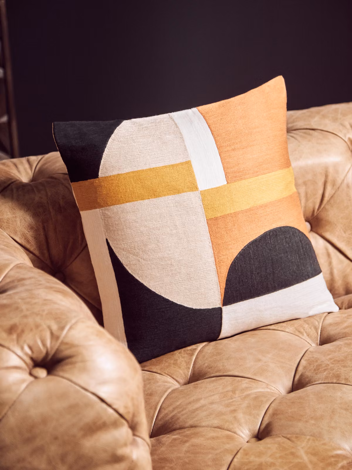 Orsina Bosie Ozella Multicolour Graphic Square Cotton Cushion – 2