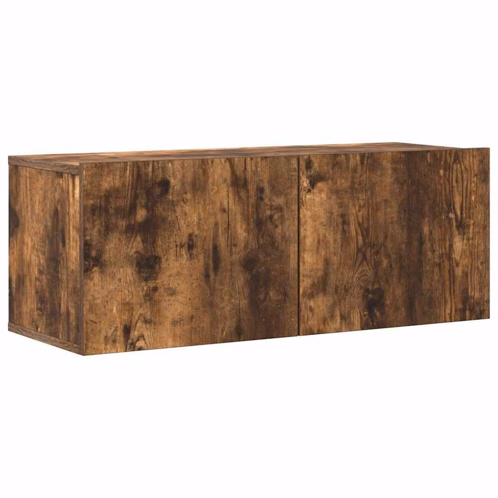 Berkfield Home Modern 4 Piece TV Cabinet Set in Smoked Oak Brown Engineered Wood – 3