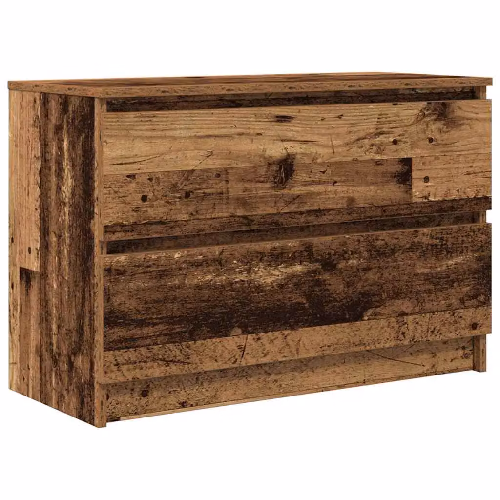 Berkfield Home Rustic TV Cabinet in Brown, W/D/H: 80 x 35 x 54 cm – 2