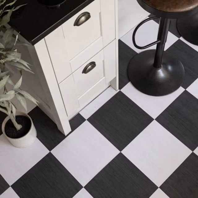 FloorPops Lawrence Classic Self Adhesive Vinyl Floor Tiles, Multicolour, Pack of 10 (0.93sqm), W/D/H: 30.48 x 30.48 x 30.48 cm – 1