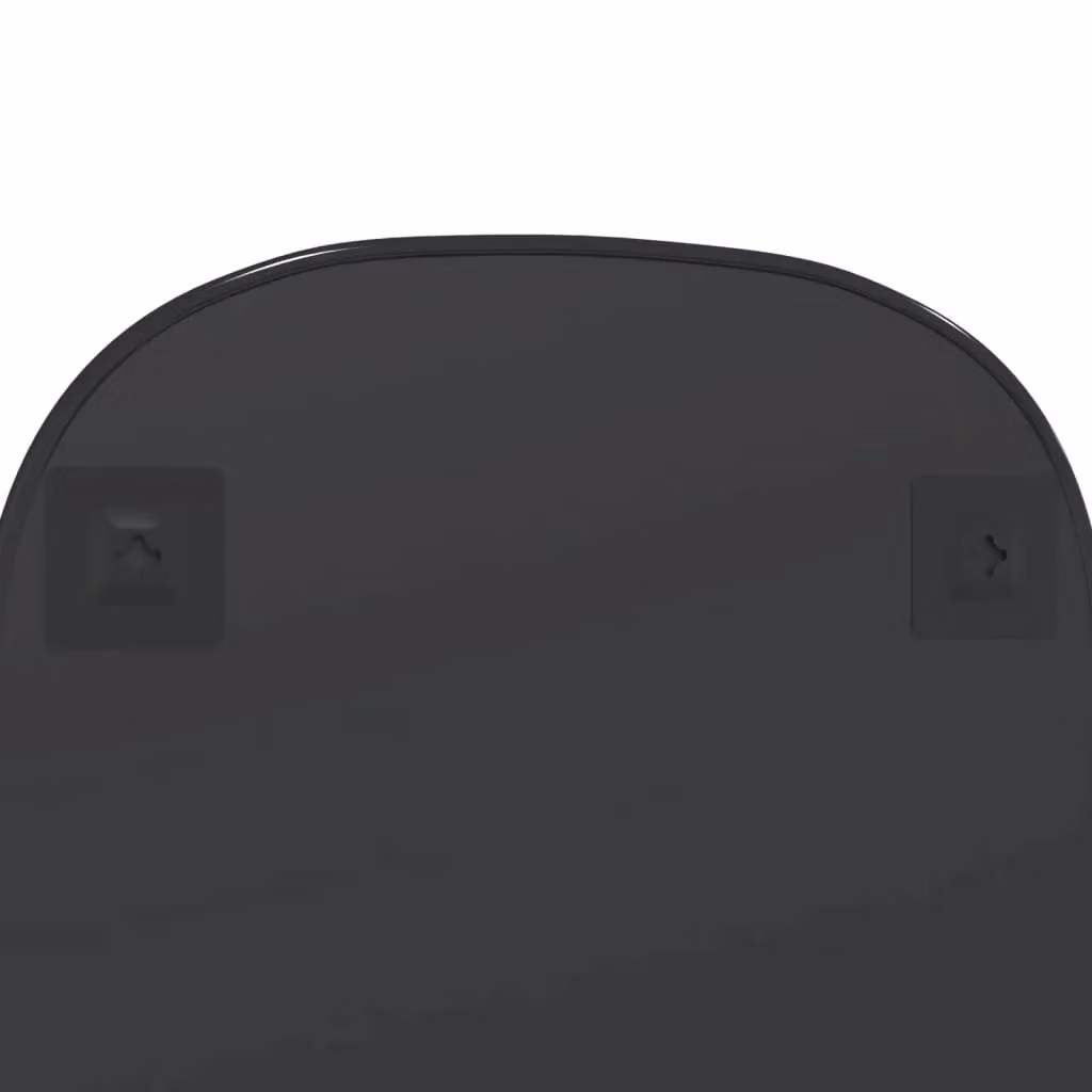 Berkfield Home Minimalist Rectangular Wall Mirror in Black, W: 70 cm, H: 45 cm – 3