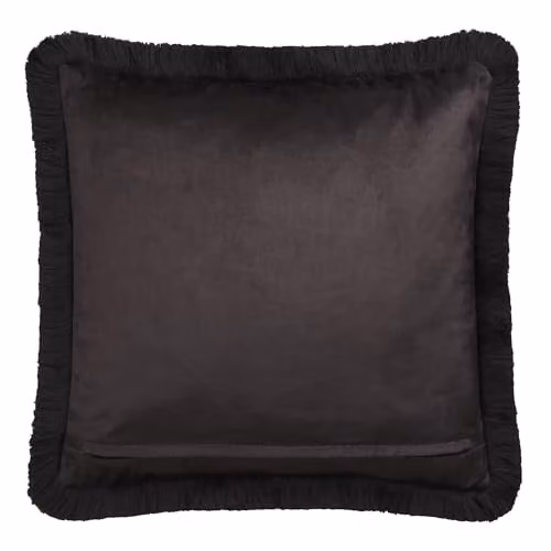 Ulster Weavers Vista Velvet Filled Square Cushion in Grey, White and Black with Floral Pattern, W/D/H: 43 x 43 x 43 cm – 5