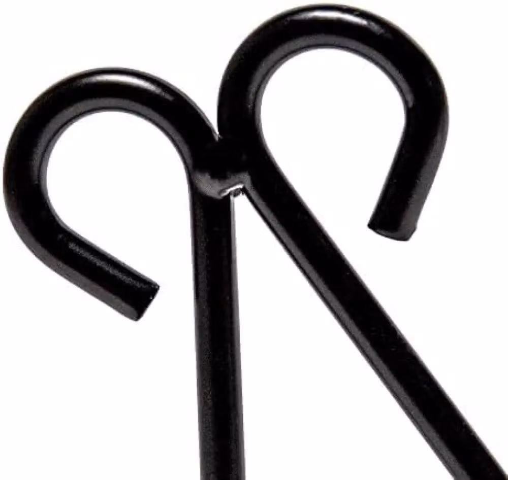 Primrose Black Curved Design Hanging Basket Bracket Hook for Outdoor Wall 28cm – 7