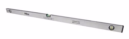 Hilka Spirit Level, Silver and White, Length: 120 cm