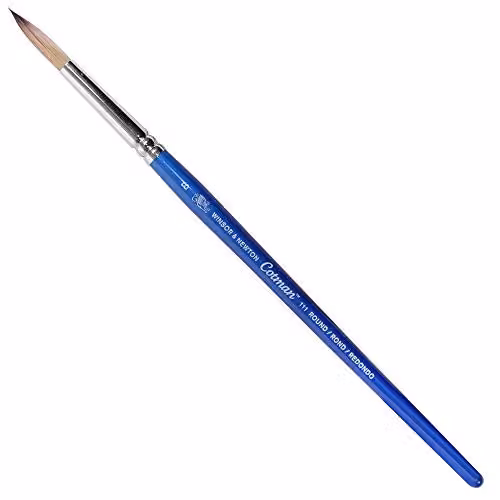 Winsor & Newton Cotman Series 111 Round Designer's Brush No. 8, Blue – 2